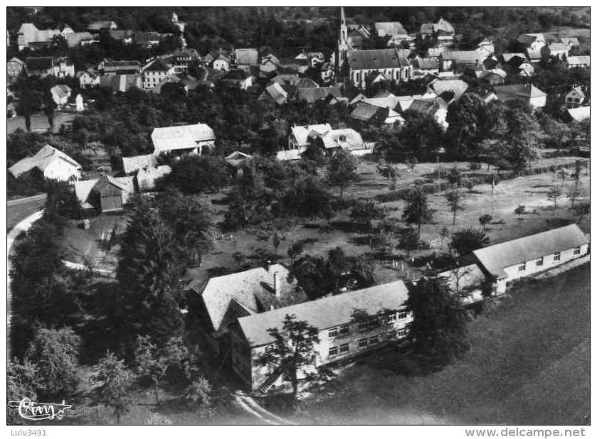 CPSM - PFETTERHOUSE (68) - Vue Aérienne Du Village Et De La Colonie De Vacances En 1957 - Saint Louis