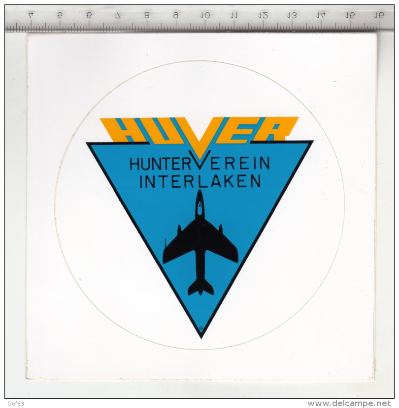 Huver - Hunterverein Interlaken ° Autocollant / Adesivi / Aufkleber / Stickers - Autocollants