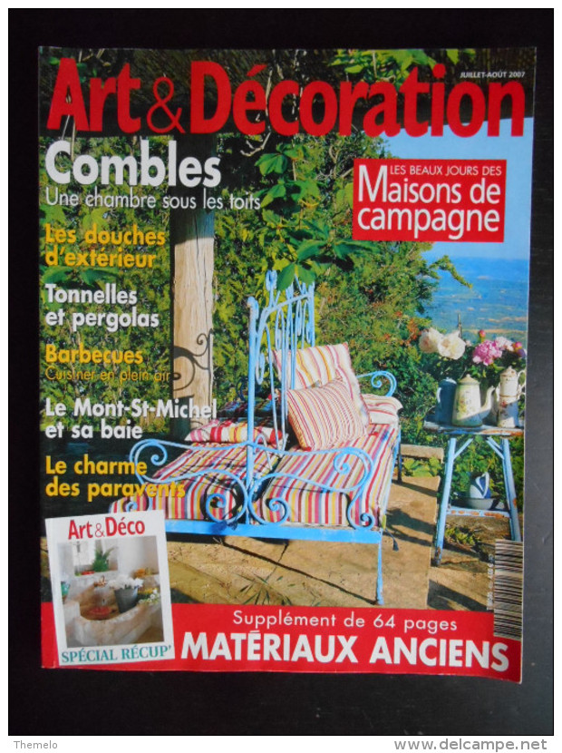 "Art & Décoration" N°435 Juillet/août 2007 - Innendekoration