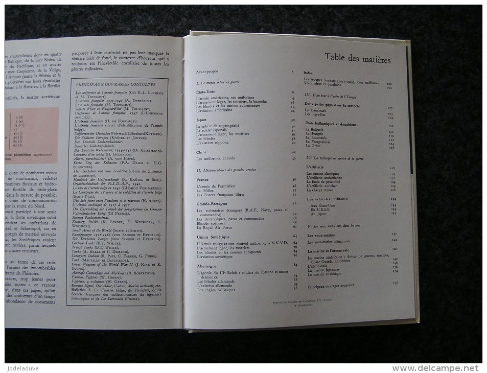 L´UNIFORME ET LES ARMES DES SOLDATS DE LA GUERRE 1939 1945 Tome 3 Armée France Usa Japon Milice FUNCKEN Liliane & Fred - Oorlog 1939-45