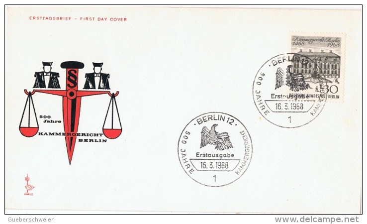 RAP-L46 - ALLEMAGNE BERLIN FDC Kammergericht - Justice - Other & Unclassified
