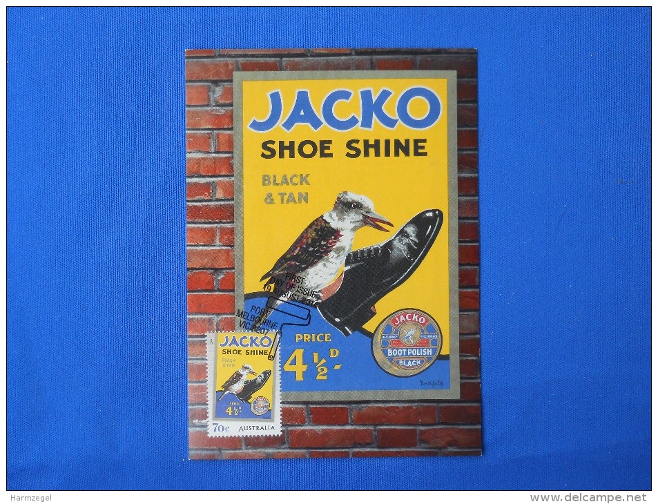 Maximum Card, Specht, Woodpecker, Shoe Shine, Jacko, Postal Stationery - Specht- & Bartvögel