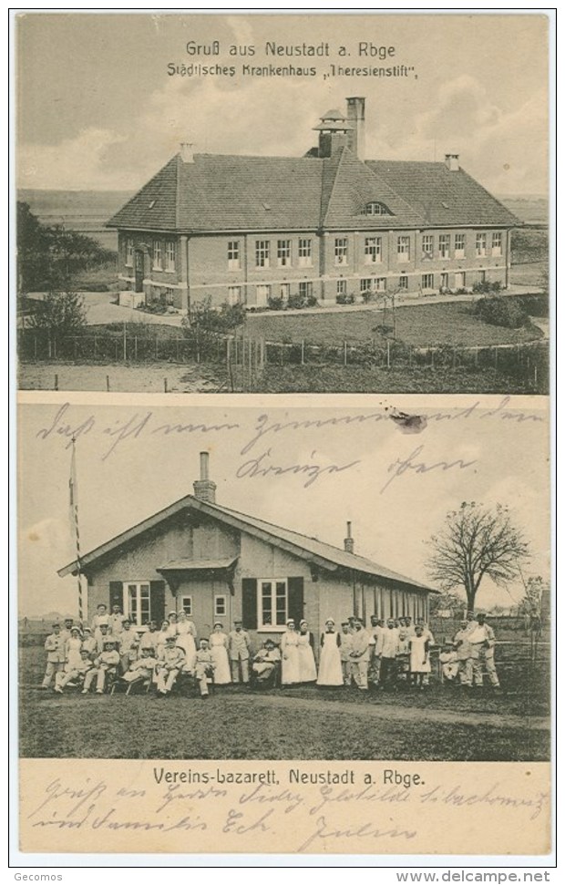 NEUSTADT A. RBGE - VEREINS BAZARETT - STADTISCHES KRANKENHAUS.... - Neustadt Am Rübenberge