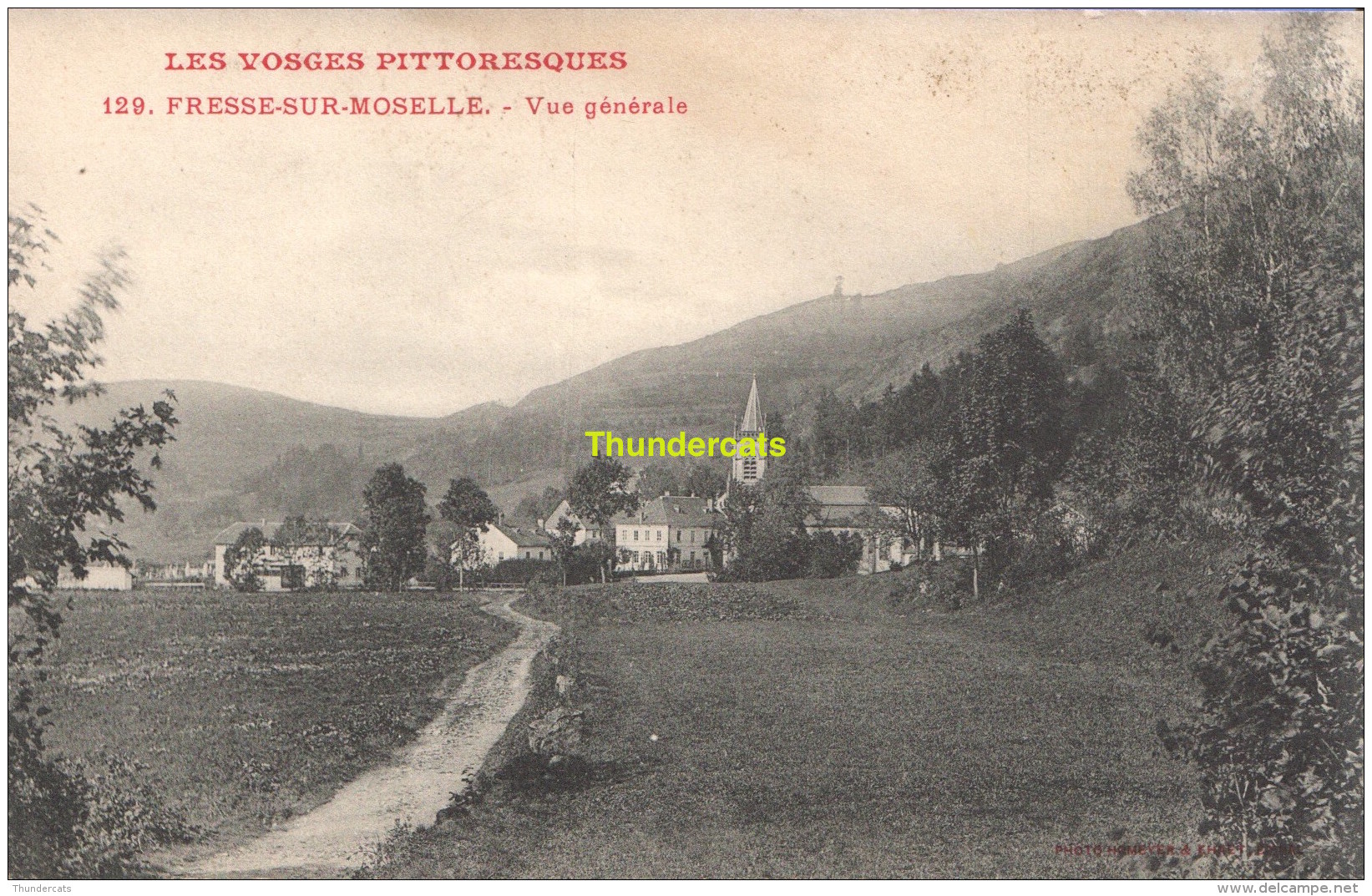 CPA 88 LES VOSGES PITTORESQUES FRESSE SUR MOSELLE VUE GENERALE - Fresse Sur Moselle