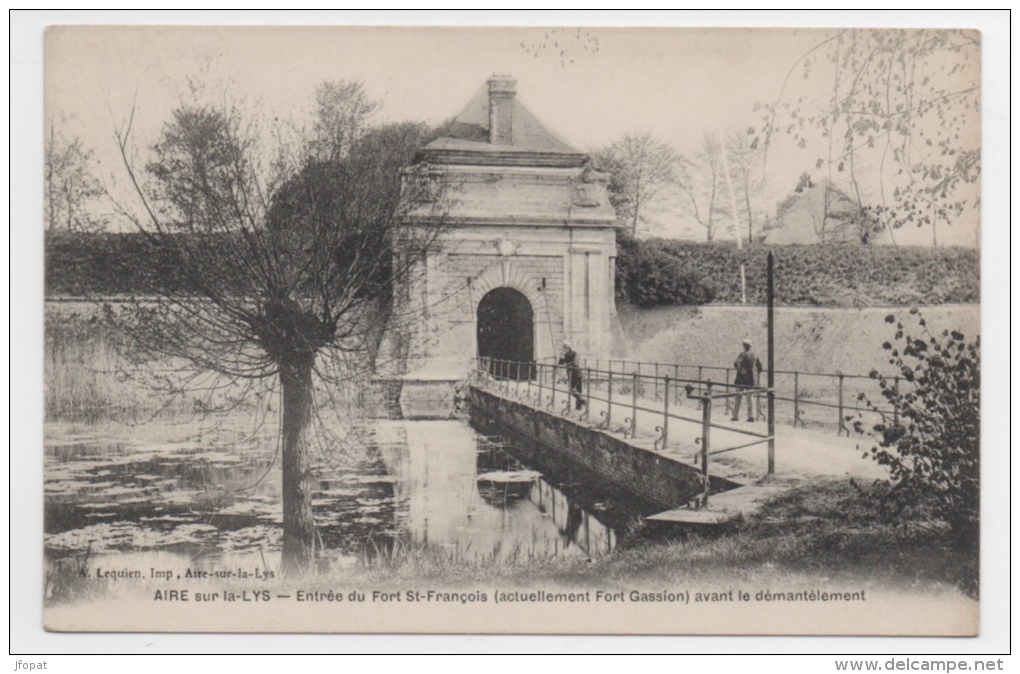 62 PAS DE CALAIS - AIRE SUR LA LYS Entrée Du Fort St-François - Aire Sur La Lys