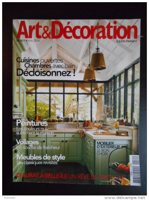 "Art & Décoration" N°451 Mai 2009 - Décoration Intérieure