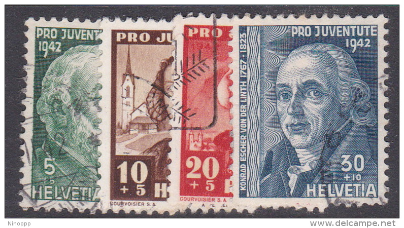 Switzerland Pro Juventute 1942 Used Set - Usados