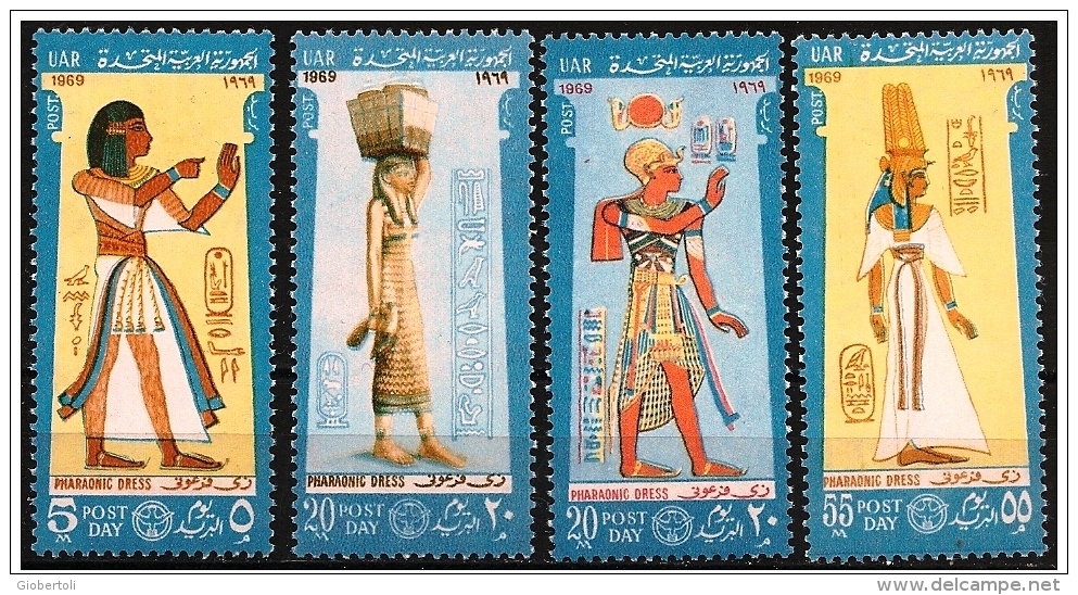 Egitto/Egypte/Egypt: Costumi Antico Egitto, Ancient Egypt Costumes, Costumes Egypte Ancienne - Egyptologie