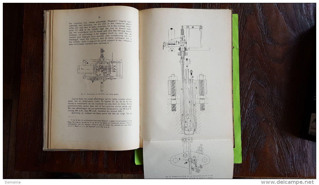 Motorboot-Machinerie, Gerlof Kalma, 1917, ten gebruike bij het onderwijs aan machinescholen...