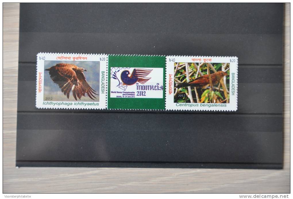 H 140 ++ BANGLADESH 2012 ++ VOGELS BIRDS OISEAUX ++ POSTFRIS MNH ** - Bangladesh