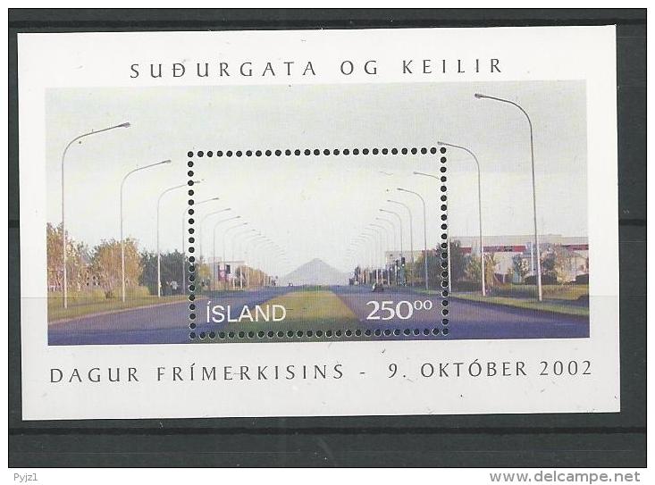 2002 MNH Iceland, Block  31, Postfris** - Blocs-feuillets