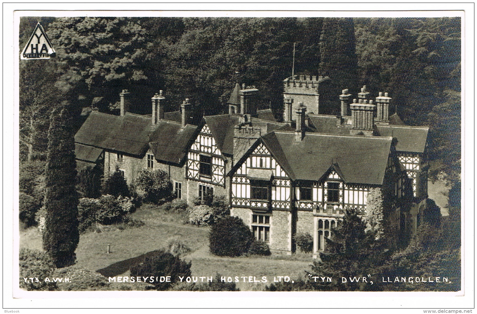RB 1089 - 1954 Photo Postcard - Mesreyside Youth Hostel "Tyn Dwr" Llangollen Wales - Denbighshire