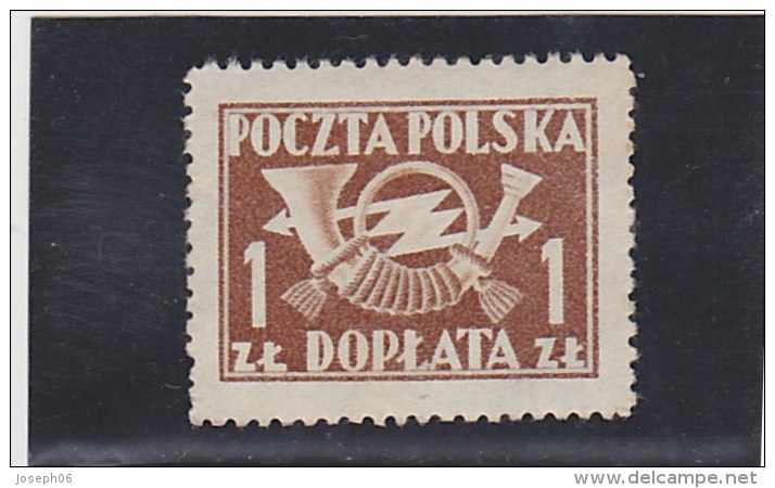 POLOGNE    Taxe    Y. T.  N° 108A  à  118   Incomplet  NEUF**  115 - Postage Due