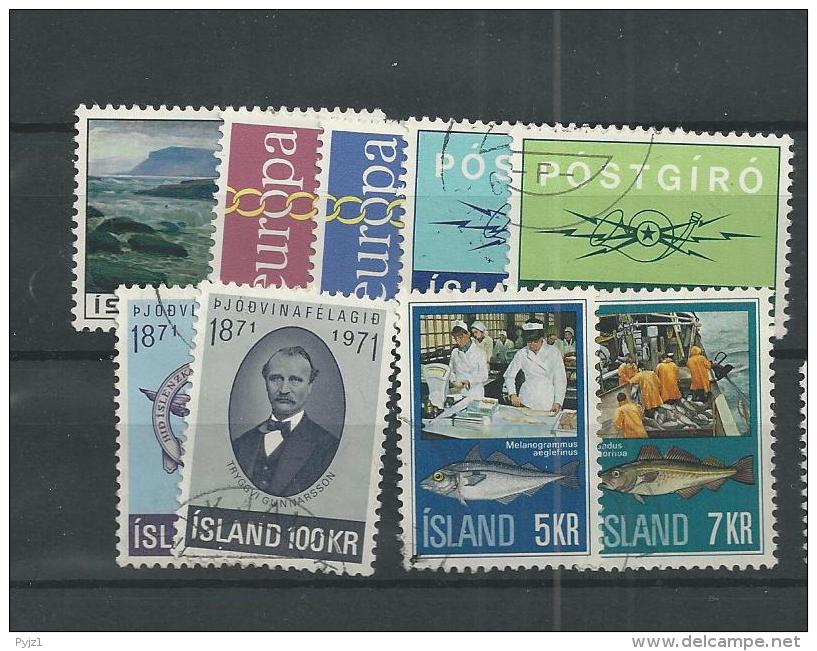 1971 USED Iceland, Year Collection - Used Stamps