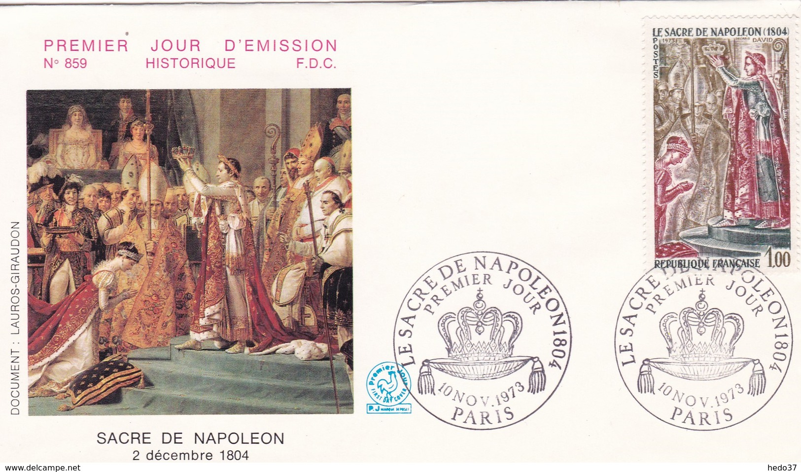 Thème Napoléon - Enveloppe - Oblitération Spéciale - Napoléon