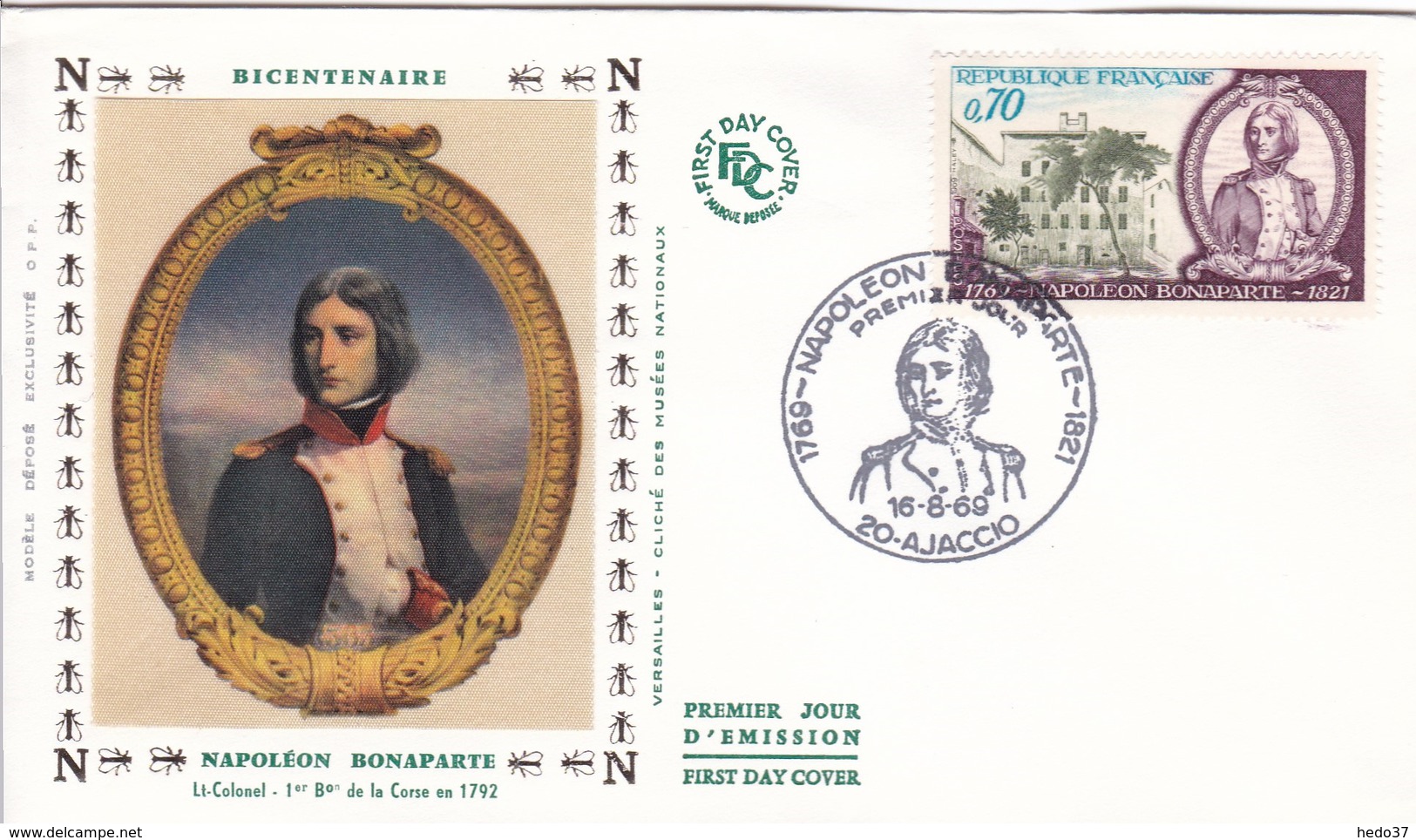 Thème Napoléon - Enveloppe - Oblitération Spéciale - Napoléon