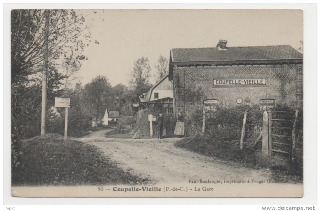 62 PAS DE CALAIS - COUPELLE VIEILLE La Gare - Autres & Non Classés