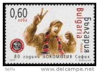 BULGARIA - 2009 - 80 Ans De La Footballe Cloub "Locomotive" - 1v** - Ungebraucht