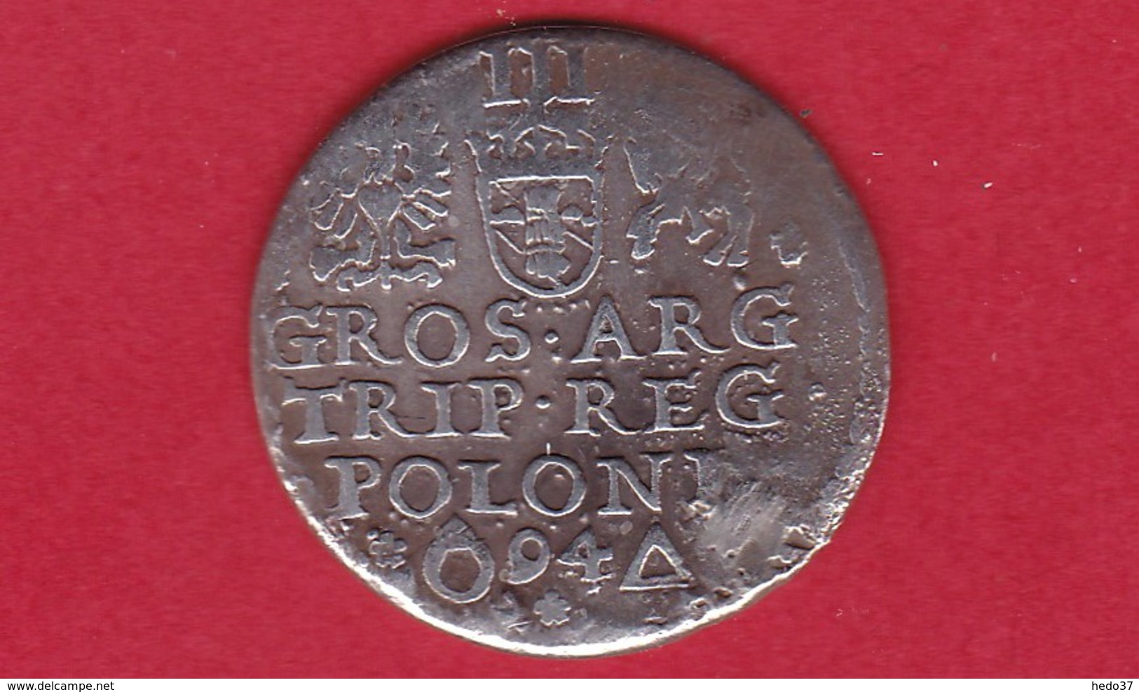 Pologne 3 Groschen 1594 Argent - Polen
