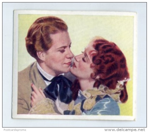 Phillips Vintage Cigarette Card  " FAMOUS LOVE SCENES "  # 20    (MINT CONDITION)   (2 Scans) (009) - Phillips / BDV