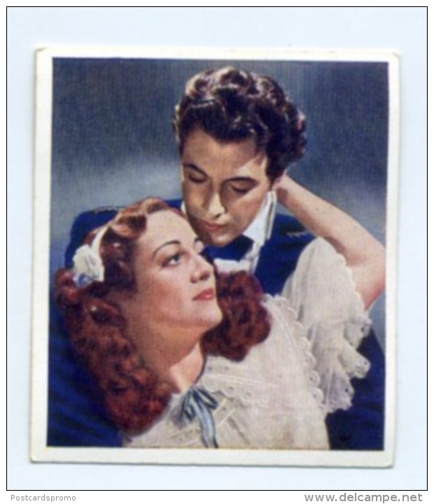 Phillips Vintage Cigarette Card  " FAMOUS LOVE SCENES "  # 13  (MINT CONDITION)   (2 Scans) (011) - Phillips / BDV