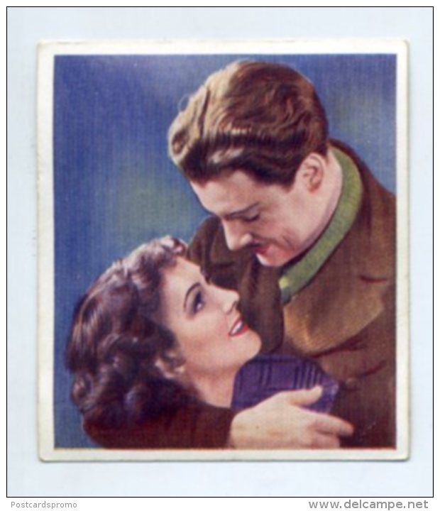 Phillips Vintage Cigarette Card  " FAMOUS LOVE SCENES "  # 11  (MINT CONDITION)   (2 Scans) (012) - Phillips / BDV