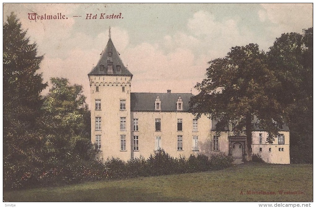 WESTMALLE MALLE - 1908 - HET KASTEEL- UITG. MORTELMANS - 2 SCANS - Malle