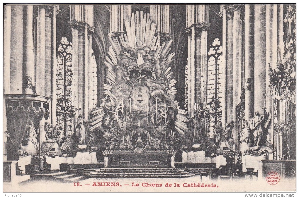 Cp , 80 , AMIENS , Le Chœur De La Cathédrale - Amiens