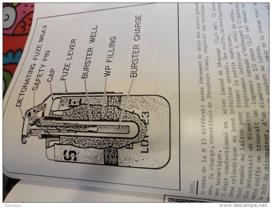 tout savoir sur  les grenades americaines , ouvrage en français, plein de photos et de schémas,118pages