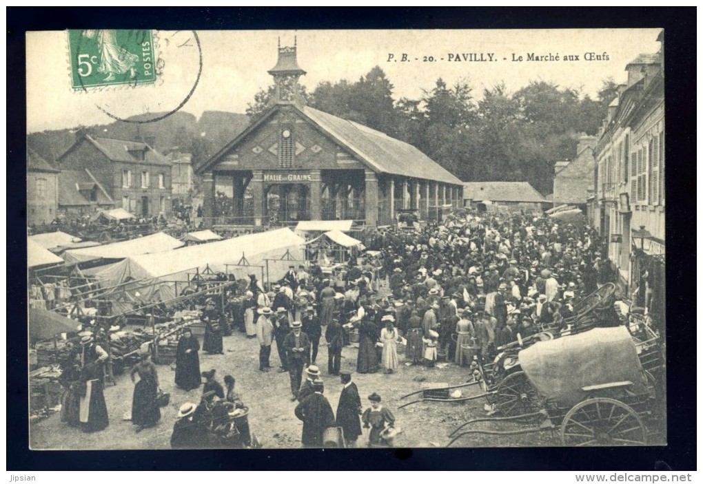 Cpa Du 76  Pavilly  Le Marché Aux Oeufs     LIOB65 - Autres & Non Classés