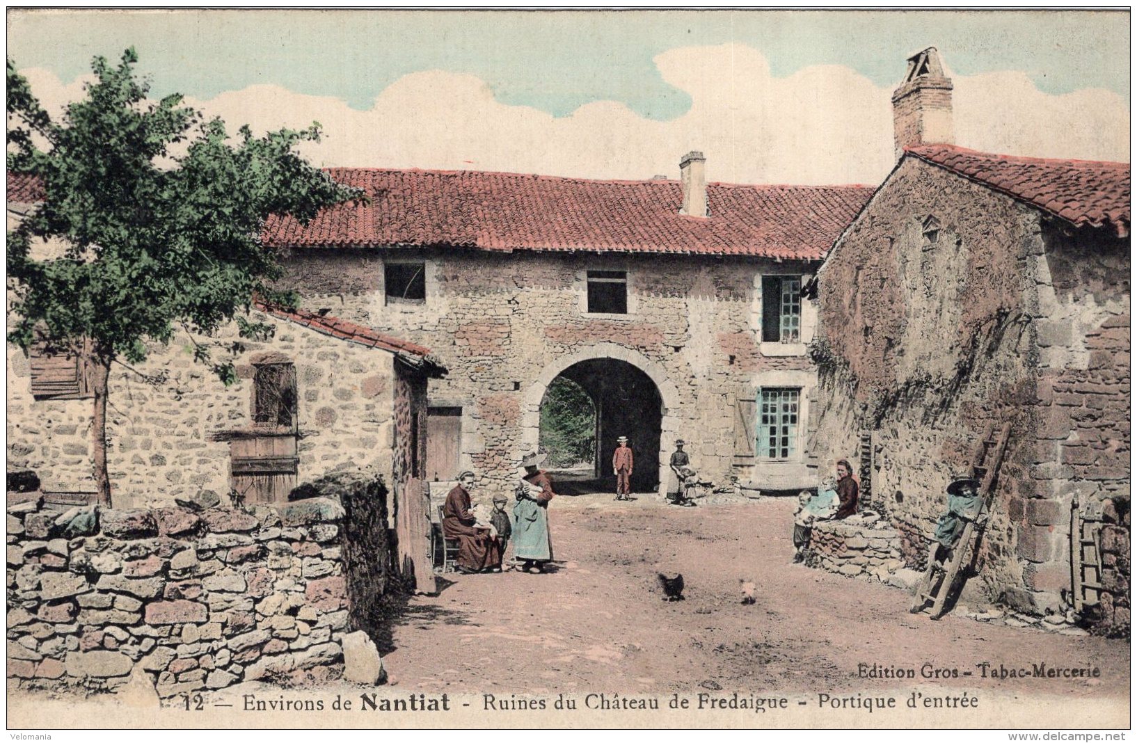 V3007 Cpa 87 Environs De Nantiat - Ruines Du Château De Fredaigue, Portique D'entrée - Nantiat