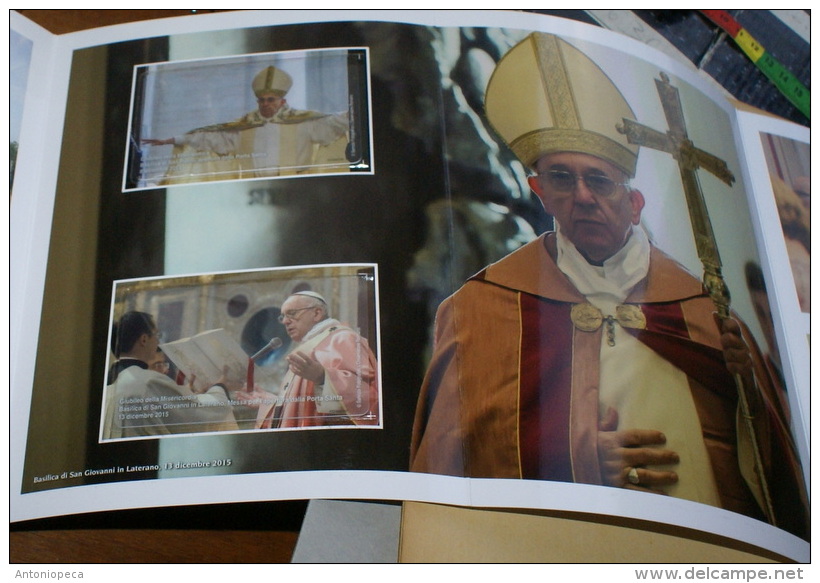 VATICANO 2016 - OFFICIAL FOLDER TELEPHONE CARDS  "GIUBILEO  DELA MISERICORDIA 2016" - Vaticano