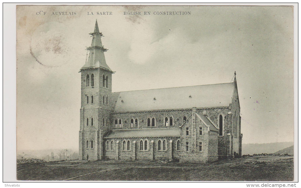 (4093D) Auvelais La Sarte Eglise En Construction - Sambreville