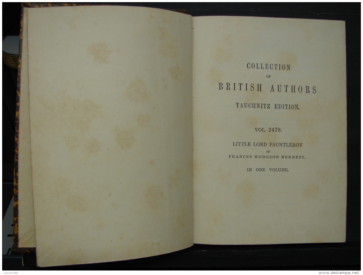 Liv. 182. Collection British Authors Vol. 2479. (CL3. 260 Gr) - 1850-1899