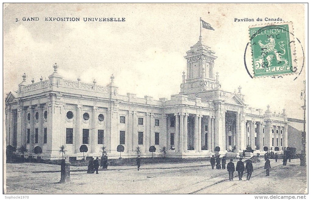 BELGIQUE - BELGIE - FLANDRE ORIENTALE - GAND - GENT - 1913 - Pavillon Du Canada - Expo Universelle - Gent