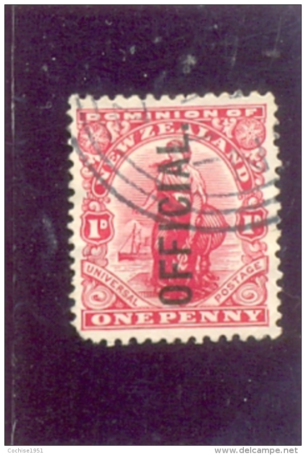 1907 NOUVELLE ZELANDE Y &amp; T N° 28 ( O ) - Postage Due