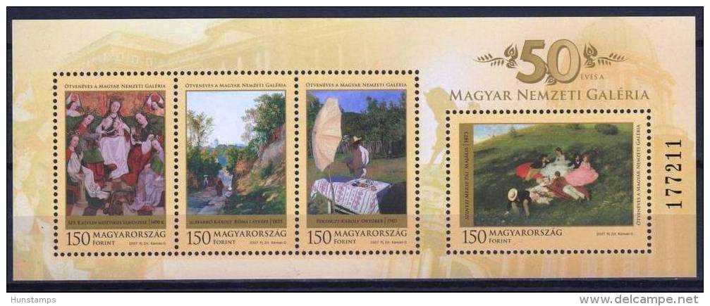 Hungary 2007. Paintings - National Gallery Sheet Michel: Block 315 / 5.20 EUR MNH (**) - Ongebruikt