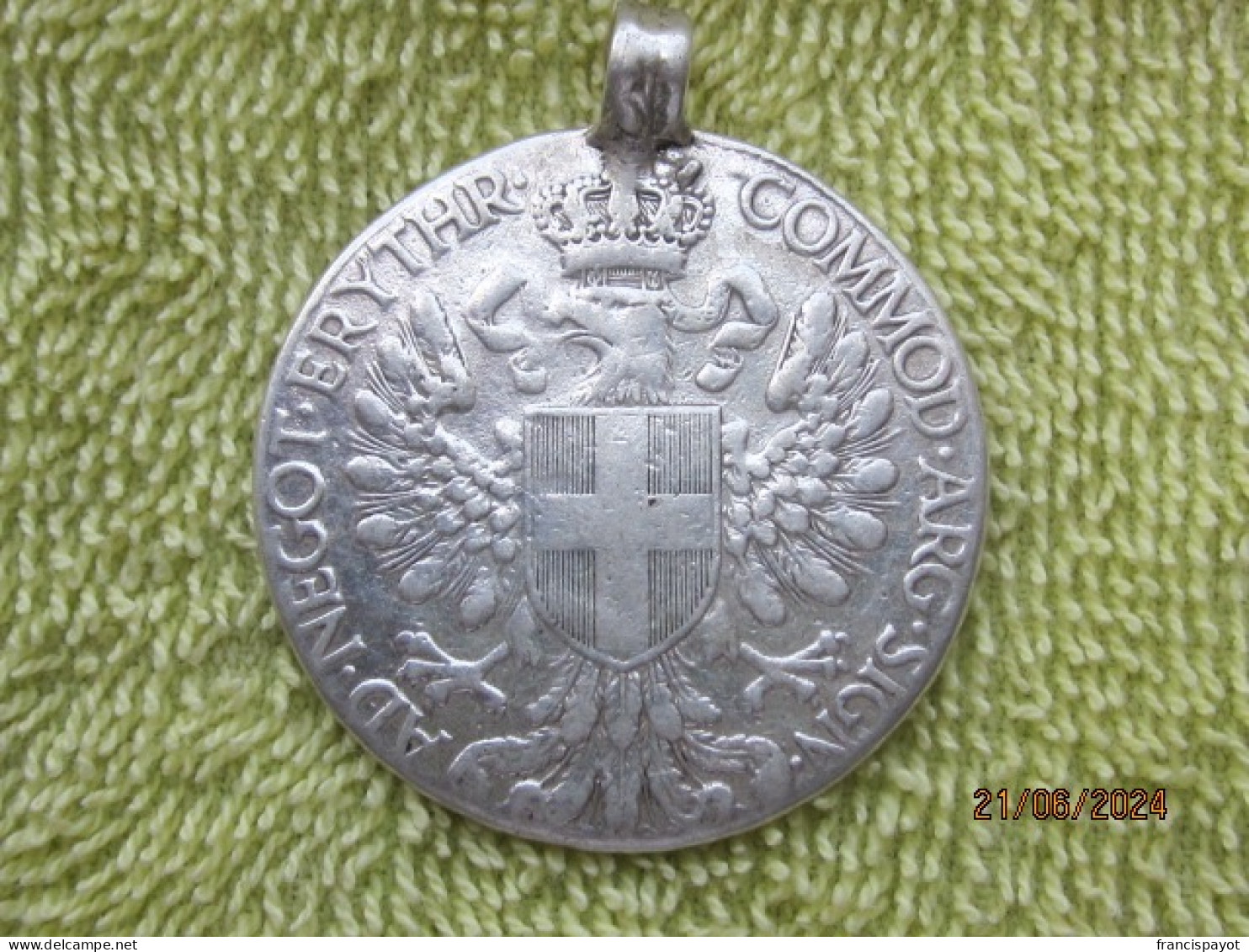 Eritrea: Tallero 1918 Avec Une Boucle De Bijouterie / Loop (argent) - Erythrée