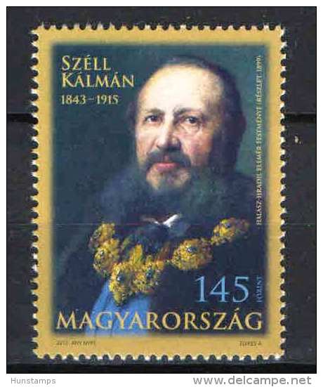 Hungary 2015/25. Famous Hungarians - Kálmán Széll Stamp MNH (**) - Ungebraucht