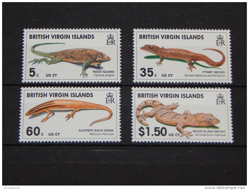 British Virgin Islands - 1999 Lizards MNH__(TH-15478) - British Virgin Islands