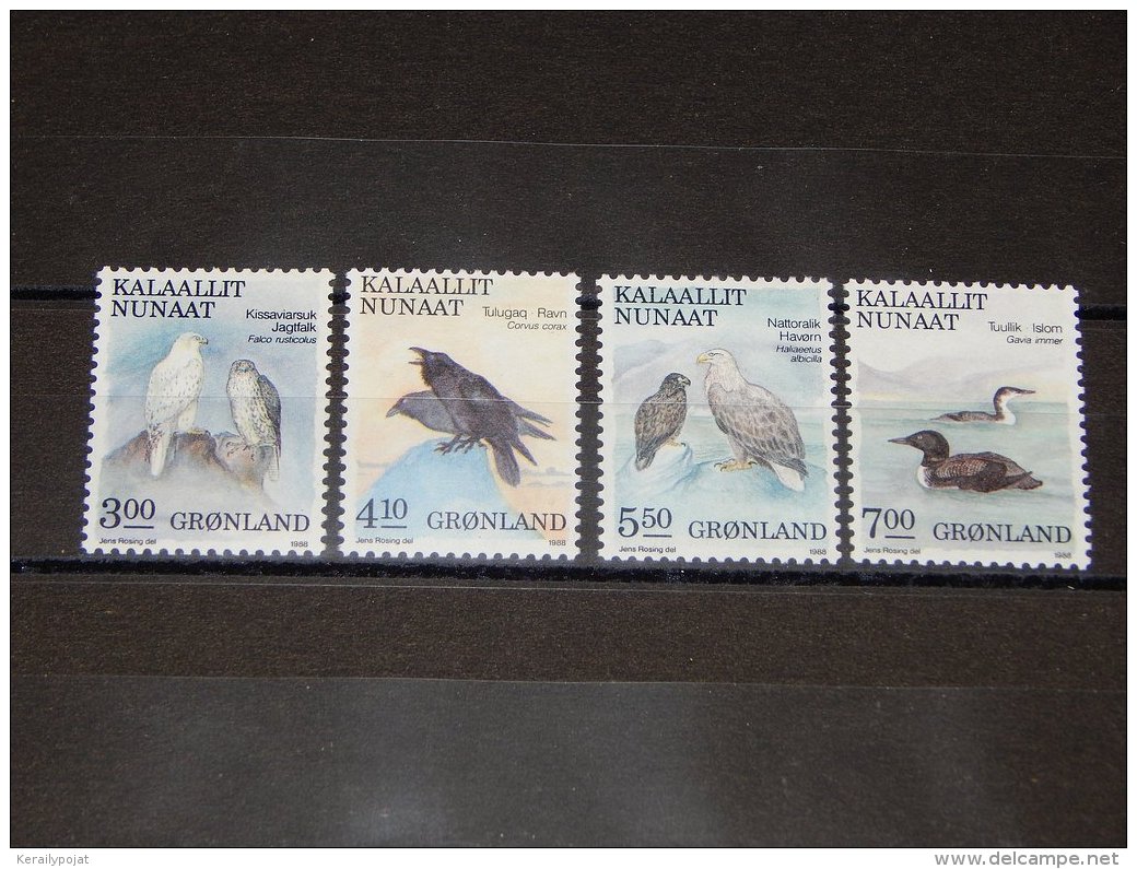 Greenland - 1988 Birds MNH__(TH-15125) - Unused Stamps