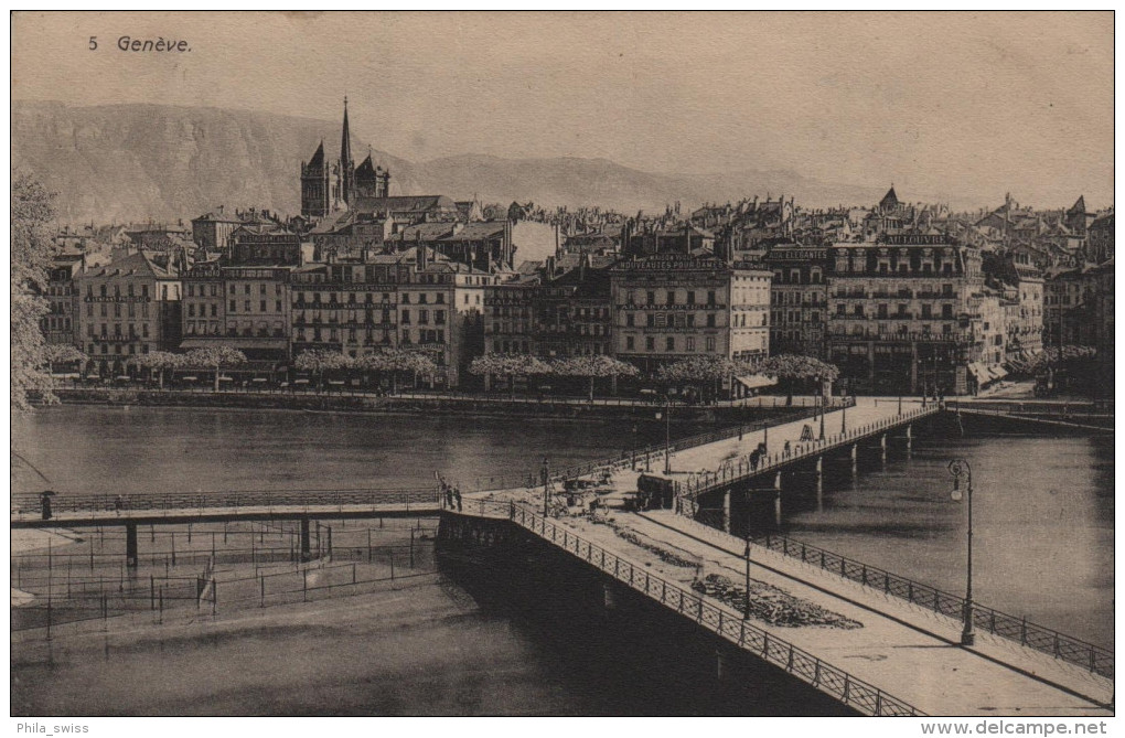 Geneve - Genf - Pont Des Bergues Im Umbau - Genève