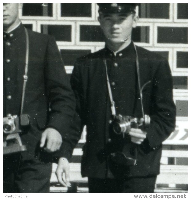 Japon Shimonoseki Vie Etudiante Photographe Amateur Japonais Ancienne Photo Snapshot 1958 - Anonymous Persons