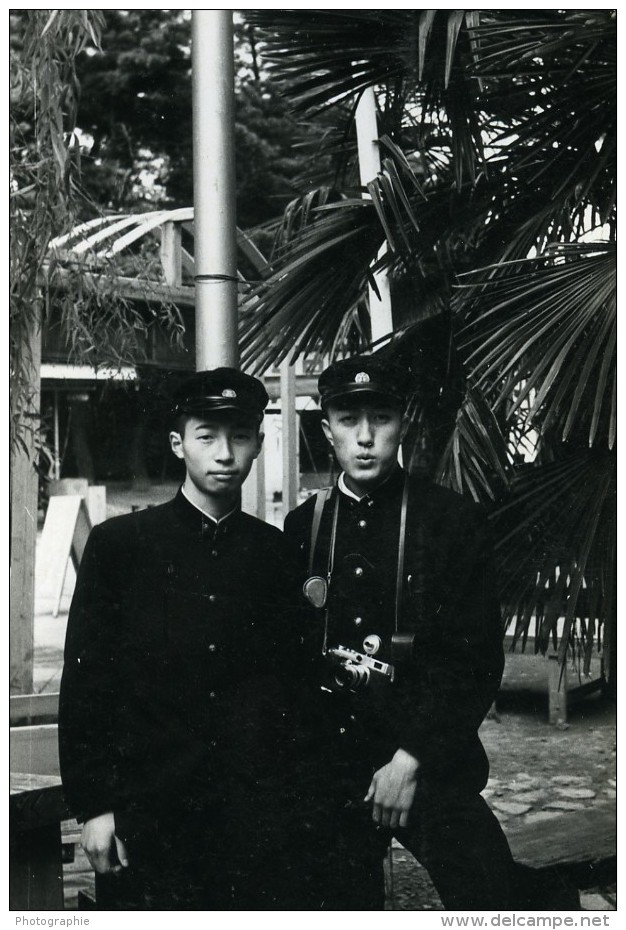 Japon Shimonoseki Vie Etudiante Photographe Amateur Japonais Ancienne Photo Snapshot 1958 - Anonymous Persons