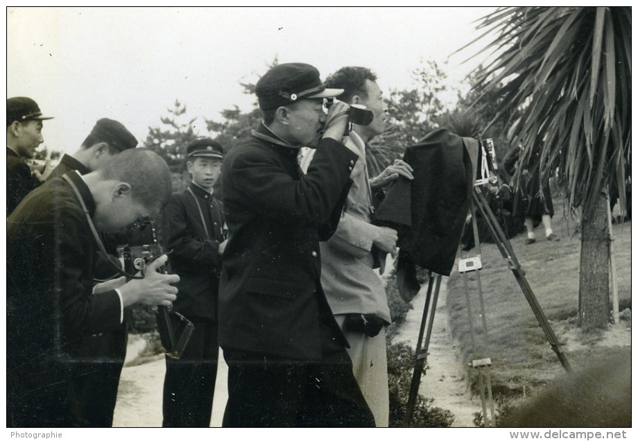 Japon Shimonoseki Vie Etudiante Photographe Amateur Japonais Ancienne Photo Snapshot 1958 - Anonymous Persons