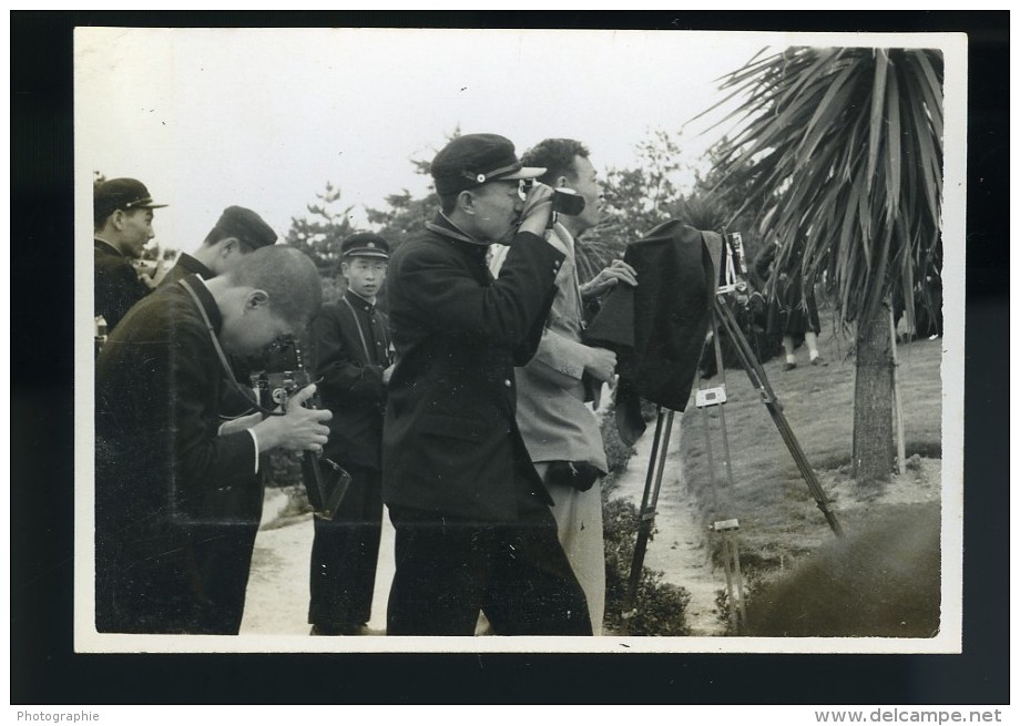 Japon Shimonoseki Vie Etudiante Photographe Amateur Japonais Ancienne Photo Snapshot 1958 - Anonymous Persons