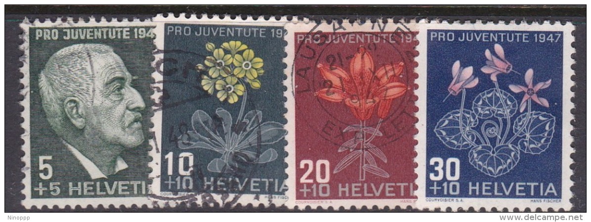 Switzerland Pro Juventute 1947 Used Set - Used Stamps