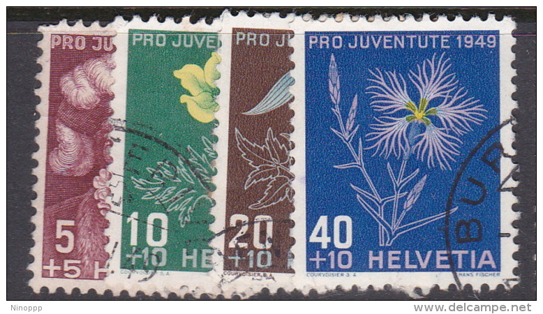 Switzerland Pro Juventute 1949 Used Set - Used Stamps