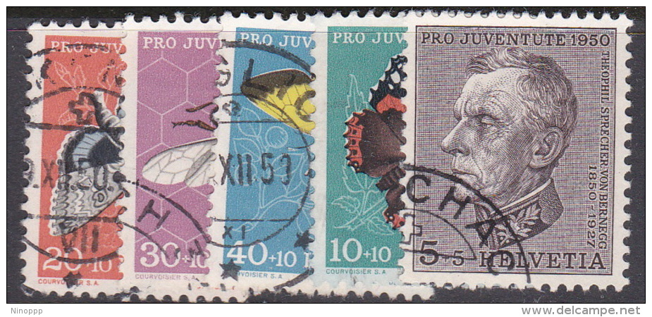 Switzerland Pro Juventute 1950 Used Set - Used Stamps