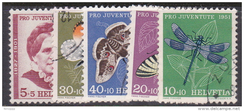 Switzerland Pro Juventute 1951 Used Set - Used Stamps
